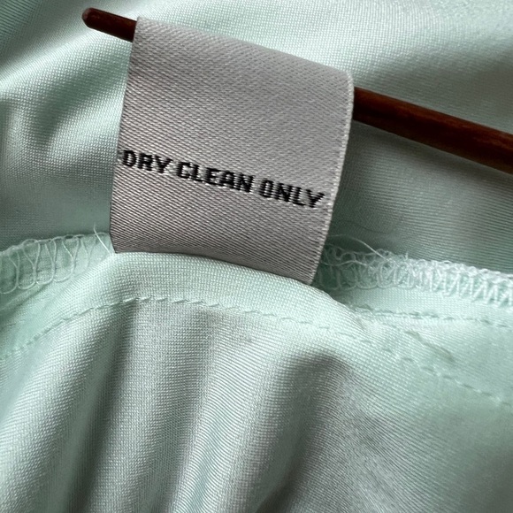 J. PETERMAN Alice's 1920s Dress Blouson Pale Aqua Size 0 - Picture 8 of 9